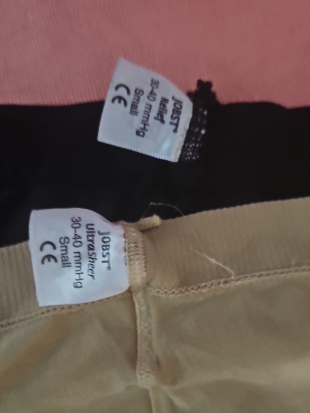 JOBST Compression Tights in Black and Beige